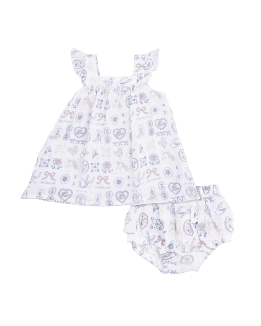 Angel Dear | Country Western Heirlooms Sundress & Bloomer | Vagabond | Apparel | Boutique