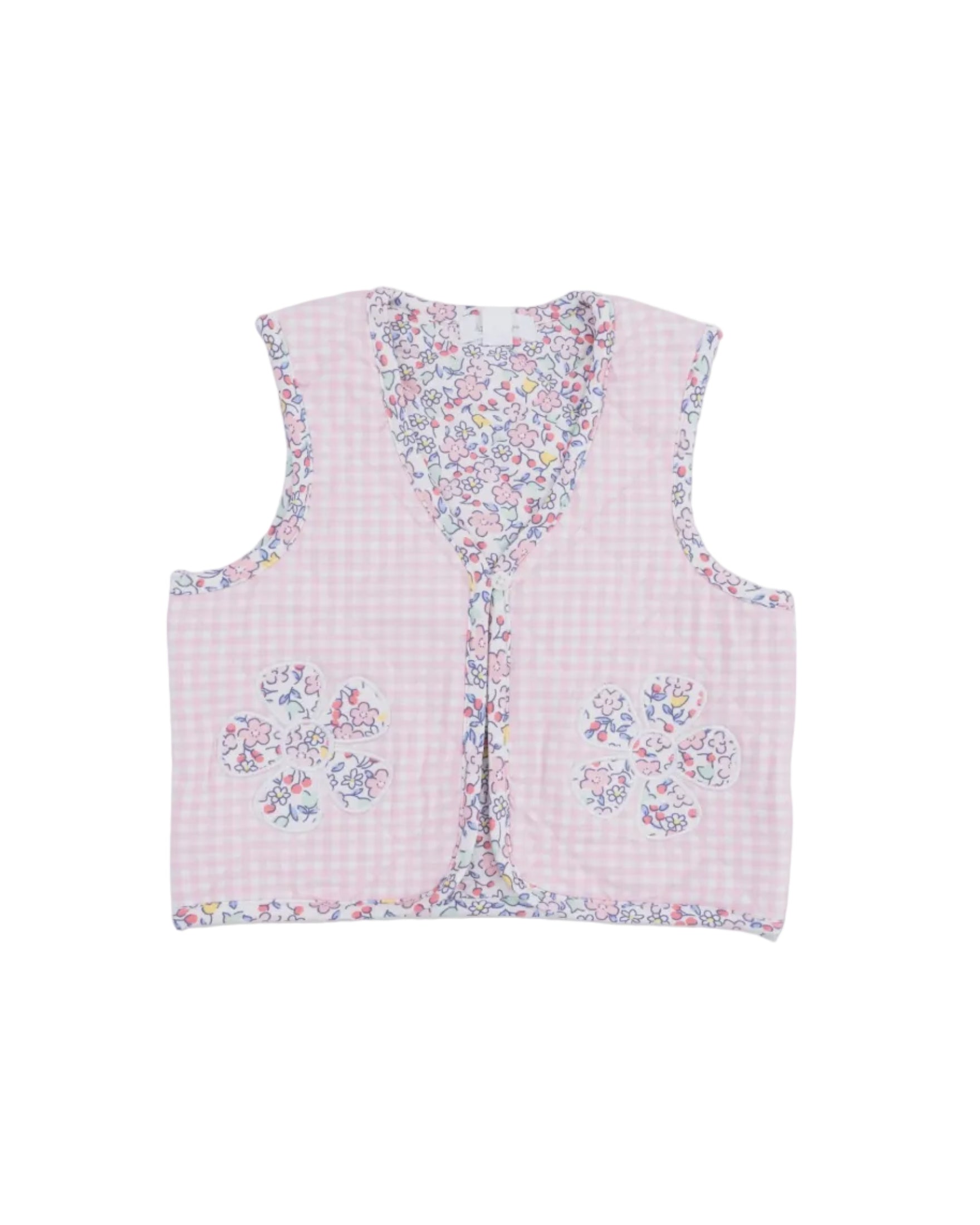 Angel Dear | Elizabeths Garden Quilted Vest | Front | Vagabond | Apparel | Boutique