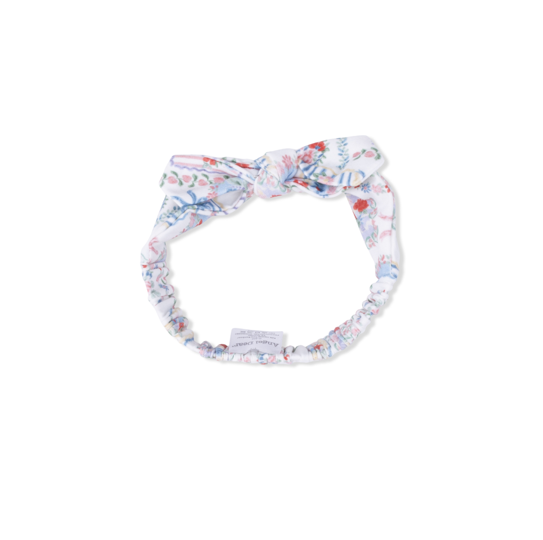 Angel Dear Juleps Floral Patchwork Knot Headband