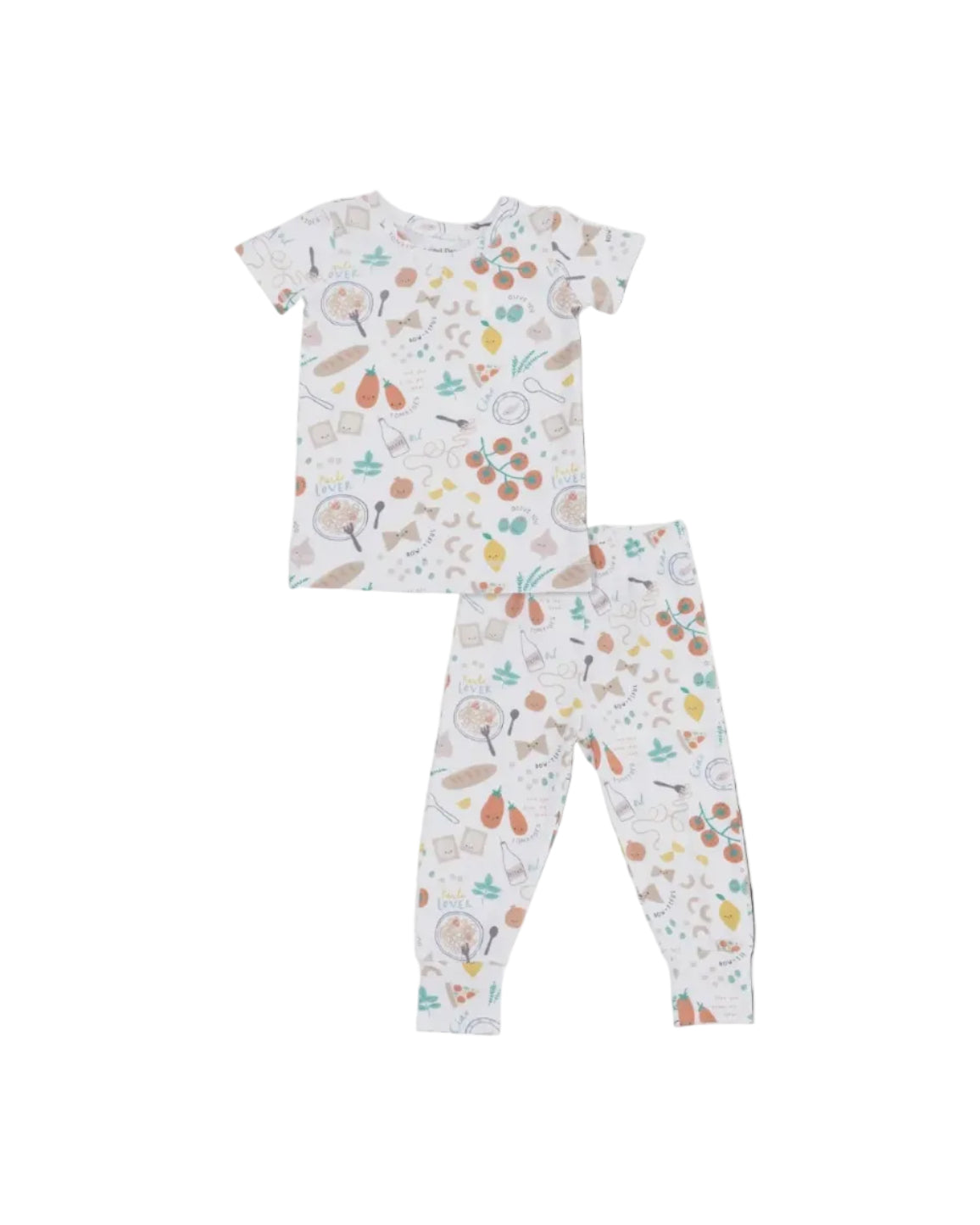 Angel Dear | Pasta Lovers Short Sleeve Lounge Set | Vagabond | Apparel | Boutique
