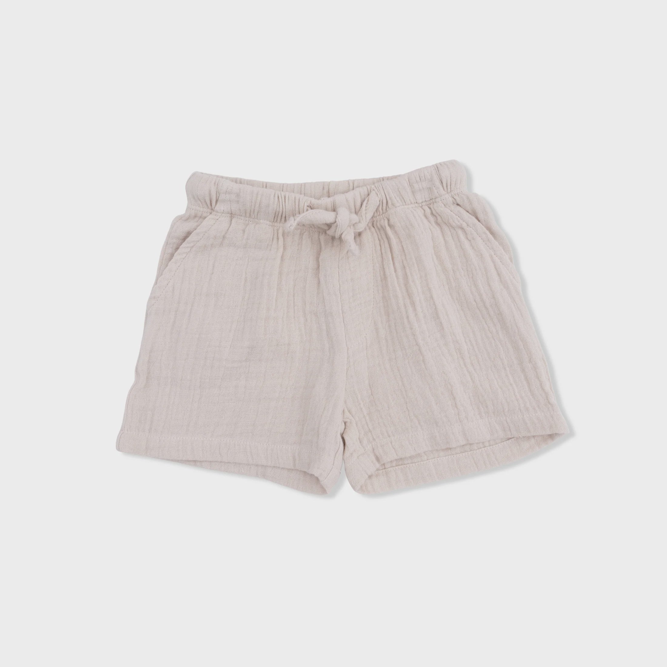 Angel Dear |  Solid Muslin French Oak Casual Short | Vagabond | Apparel | Boutique