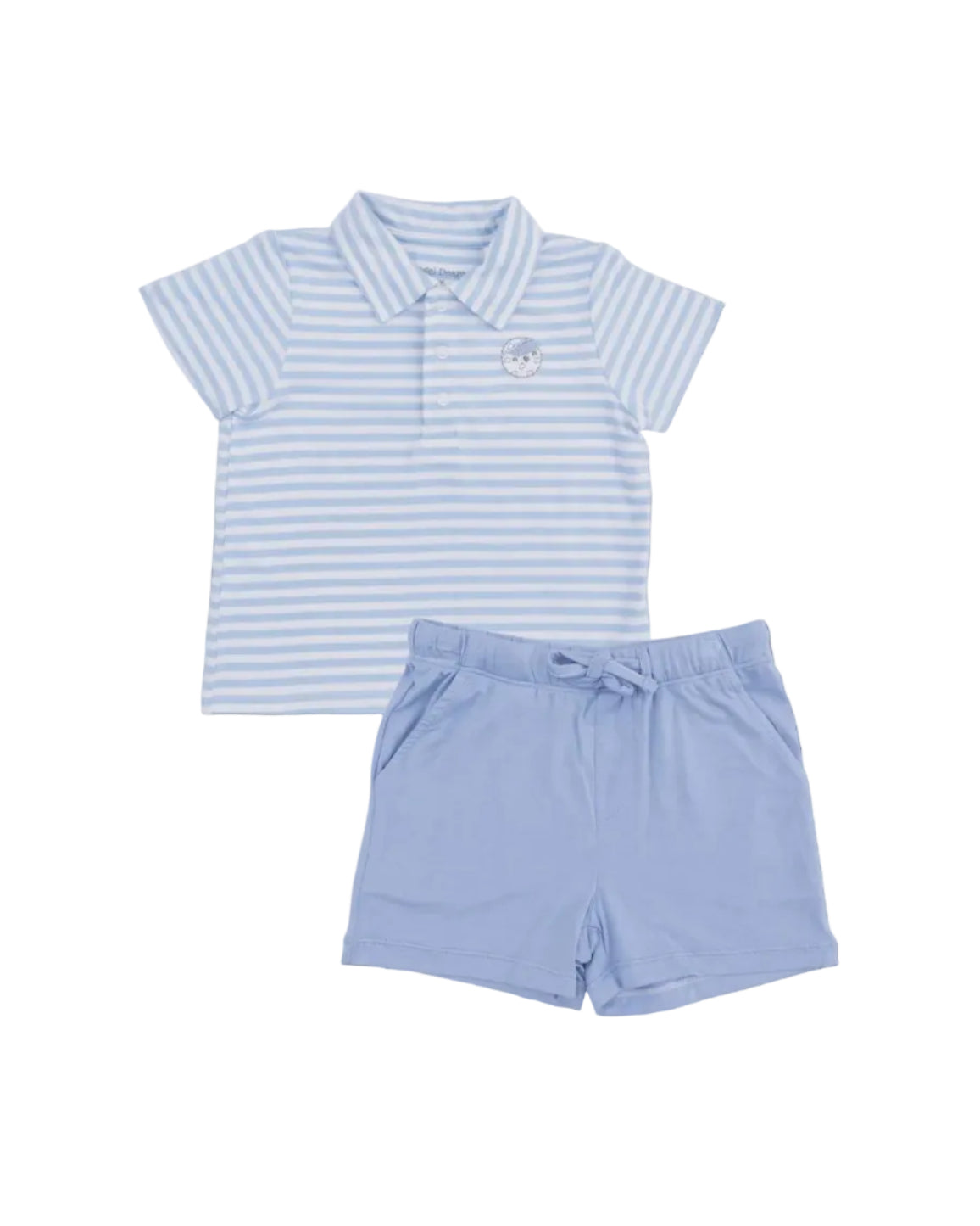 Angel Dear | Striped Golf Polo W/Shorts Set | Vagabond | Apparel | Boutique