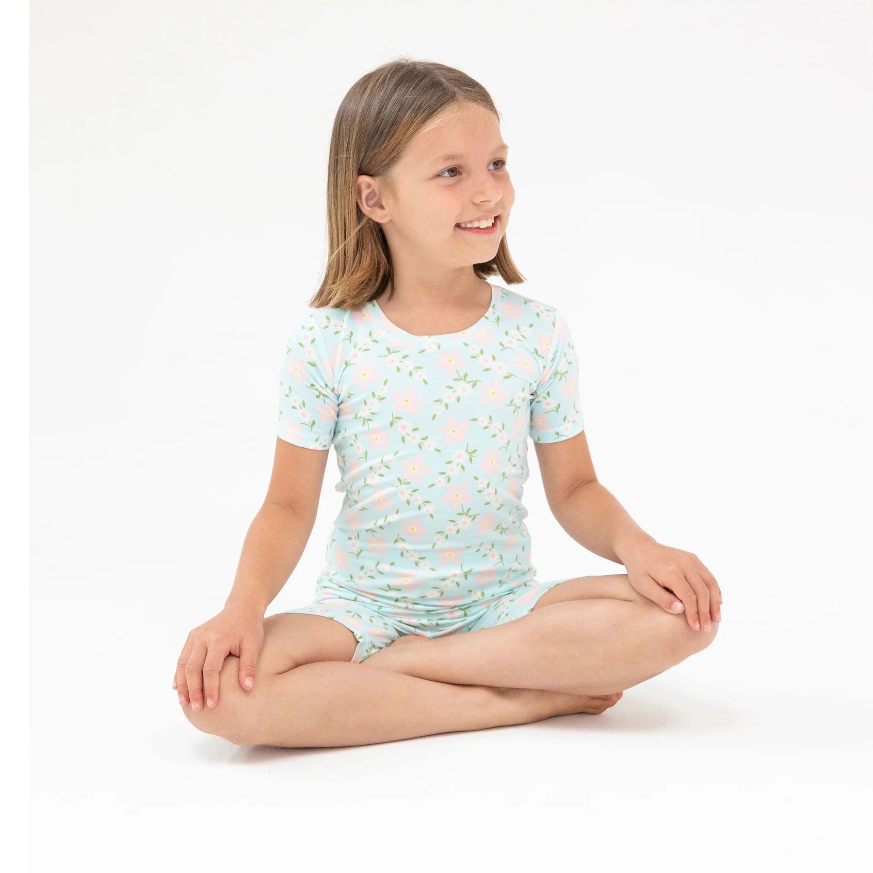 Angel Dear Vintage Daisy Loungewear Short Set | Vagabond Apparel Boutique