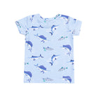 Angel Dear | Deep Sea Fishing | Short Sleeve Lounge Set | Blue | Vagabond | Apparel | Boutique