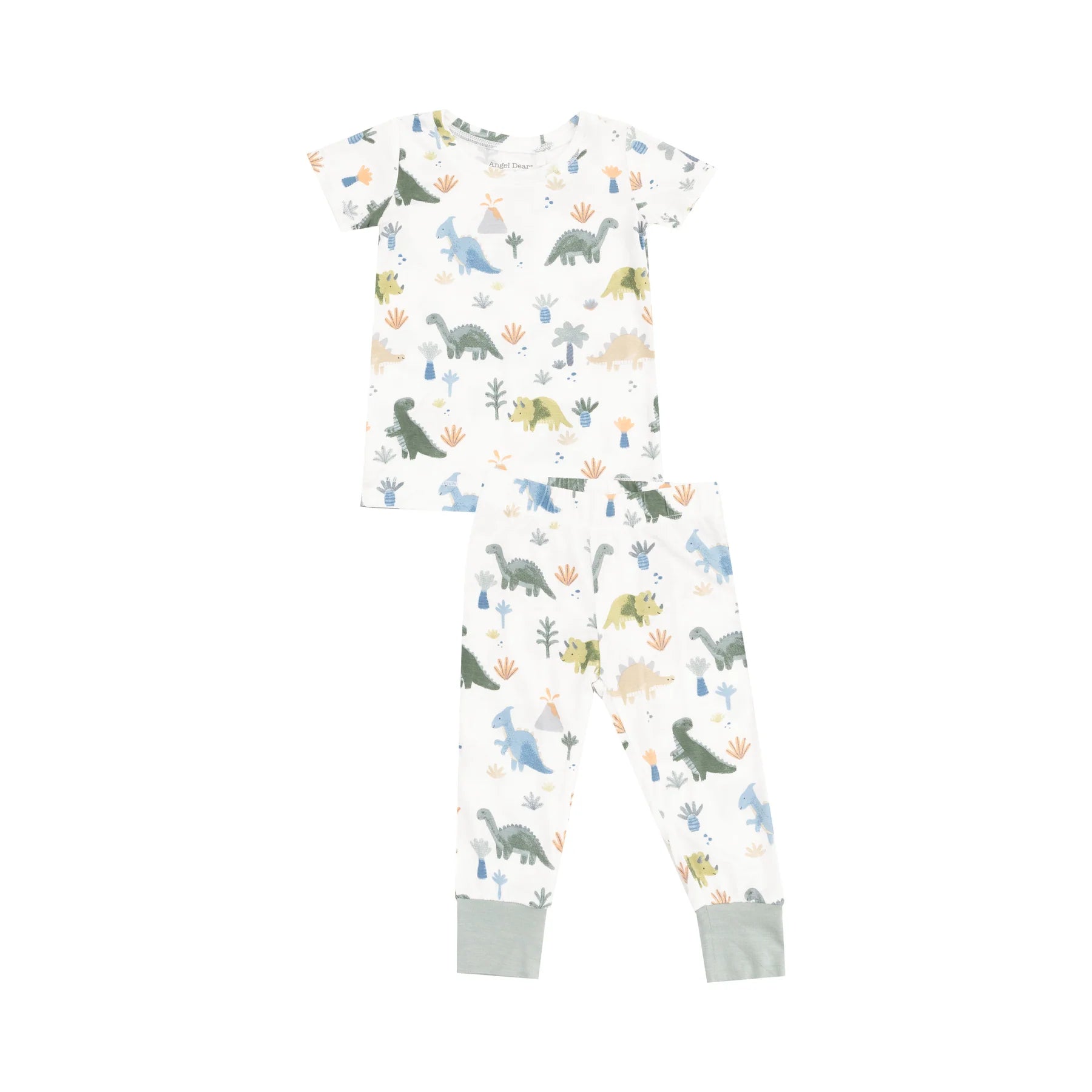 Angel Dear Soft Dino S/S Loungewear Set | Vagabond Apparel Boutique