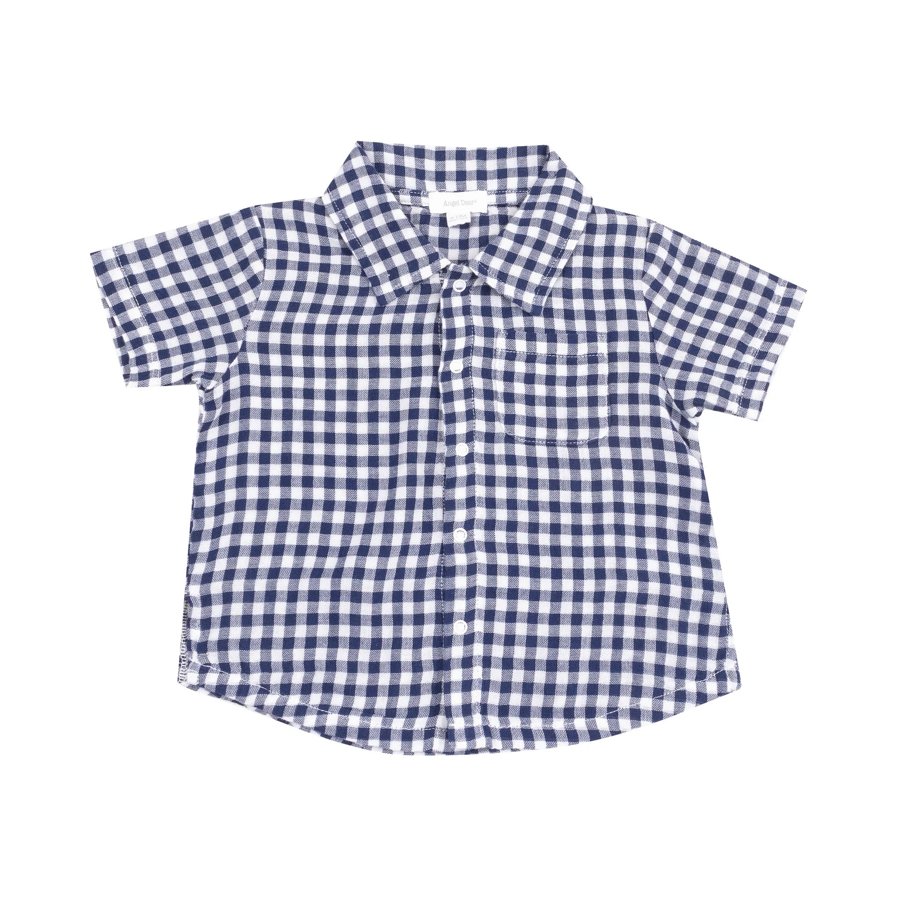 Angel Dear | Gingham Button Down Polo Set | Top | Vagabond | Apparel | Boutique
