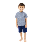 Angel Dear | Gingham Button Down Polo Set | Vagabond | Apparel | Boutique