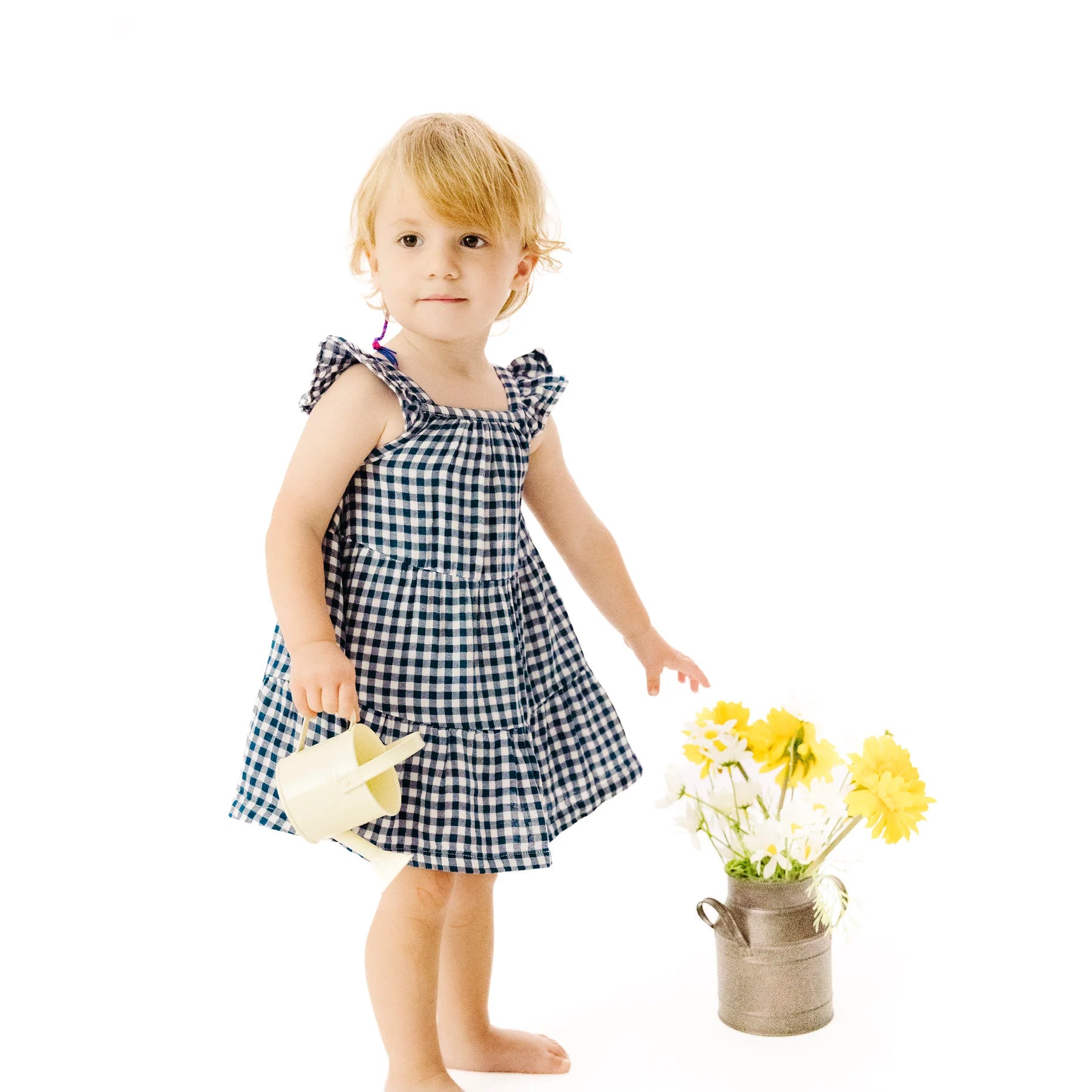 Angel Dear | Gingham Twirly Sundress | Vagabond | Apparel | Boutique