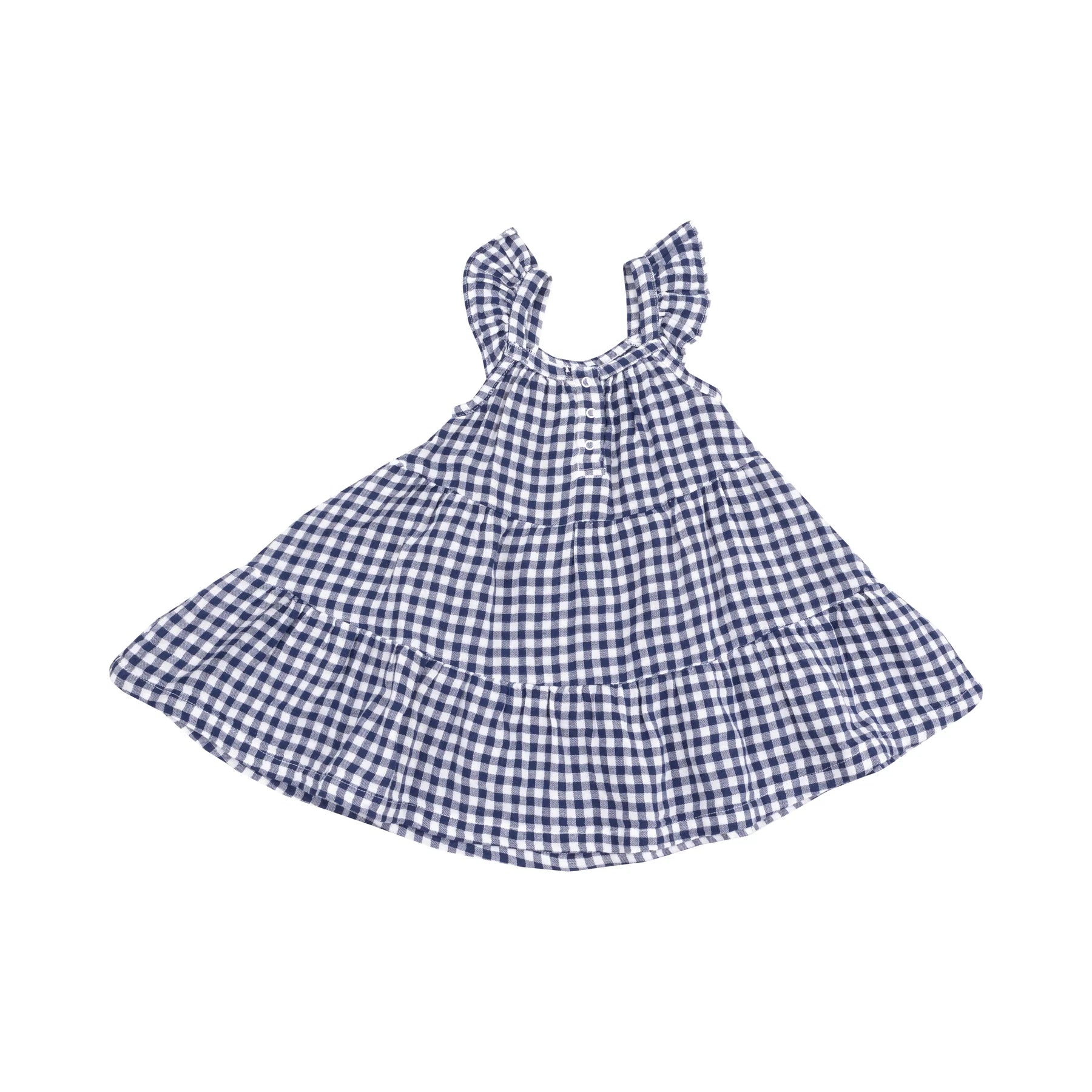 Angel Dear | Gingham Twirly Sundress | Back | Vagabond | Apparel | Boutique