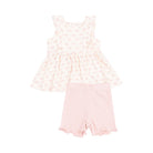 Angel Dear Mini Bow Tank & Bike Short Set | Vagabond Apparel Boutique