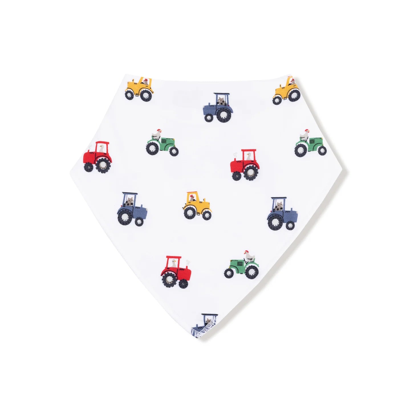 Angel Dear | Mini Tractors Bandana Bib | Vagabond | Apparel | Boutique