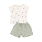 Angel Dear Palm Henley Short Set | Vagabond Apparel Boutique