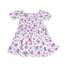 Angel Dear Preppy Rose Puff Sleeve Dress | Vagabond Apparel Boutique