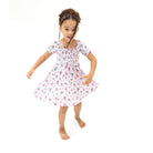 Angel Dear Preppy Rose Puff Sleeve Dress | Vagabond Apparel Boutique