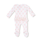 Angel Dear | Ribbon Trellis 2 Way Zip Ruffle Footie | Vagabond | Apparel | Boutique