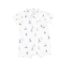 Angel Dear | Sailboat Polo Shortie | Flat | Vagabond | Apparel | Boutique