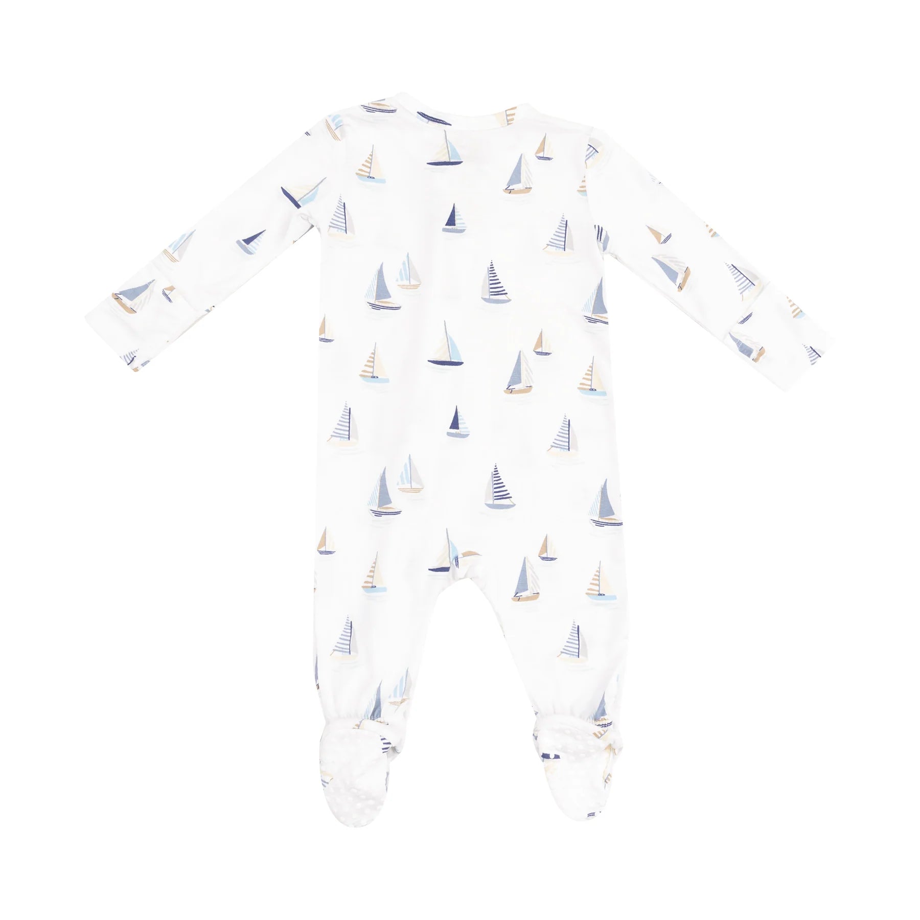 Angel Dear | Sailboat | 2 Way Zipper Footie | Back | Vagabond | Apparel | Boutique