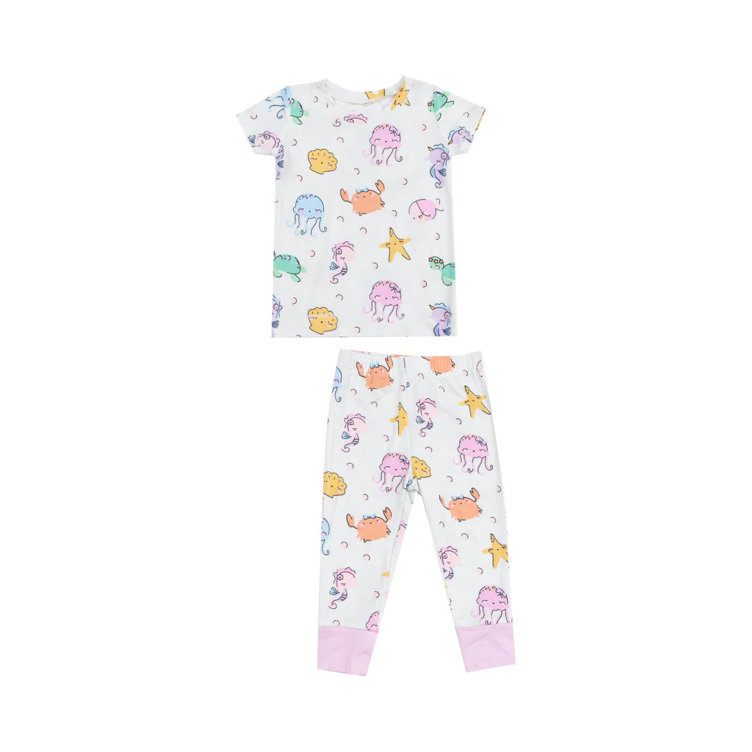 Angel Dear | Sea Creature | Short Sleeve Lounge Set | Vagabond | Apparel | Boutique