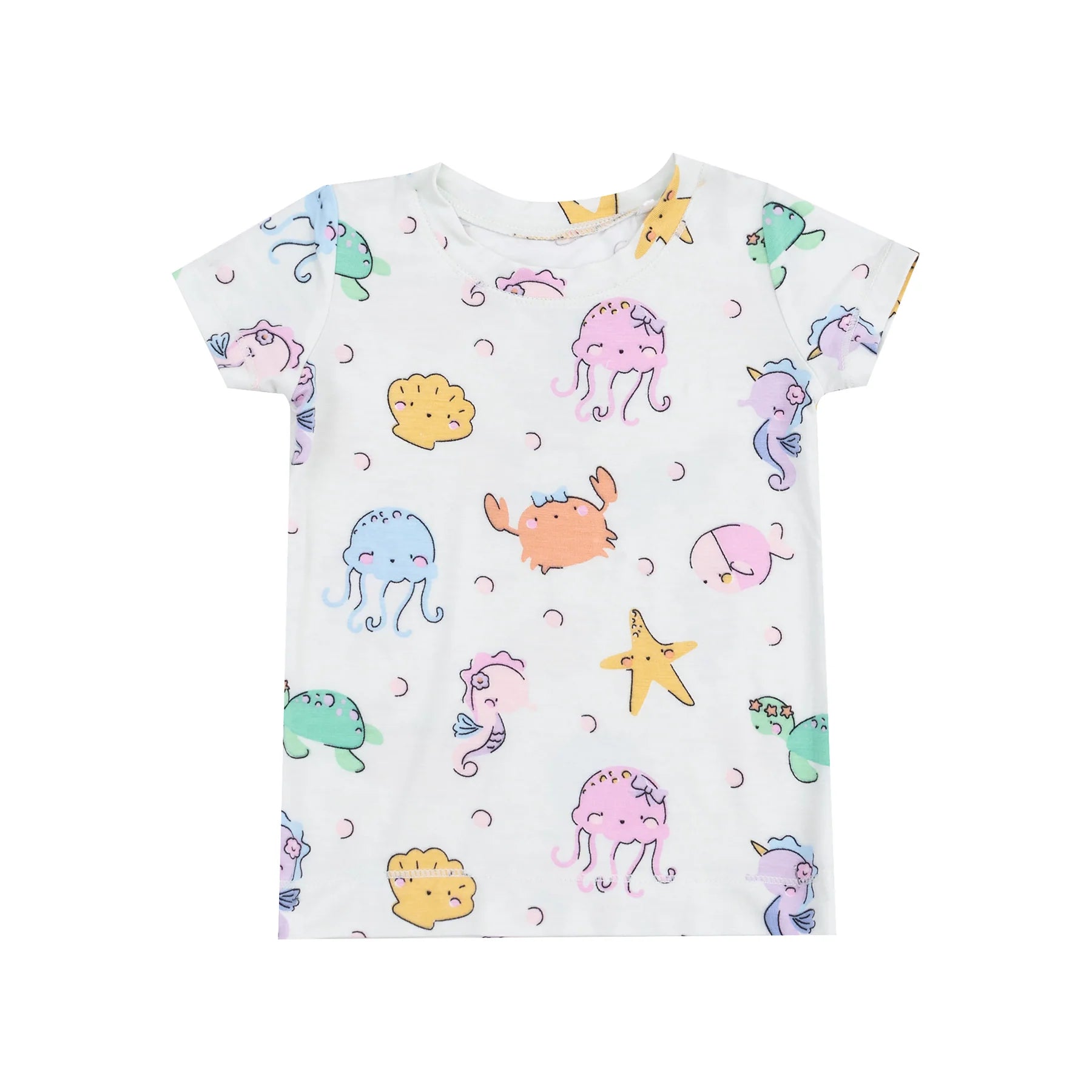 Angel Dear | Sea Creature | Short Sleeve Lounge Set | Top | Vagabond | Apparel | Boutique