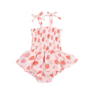 Angel Dear | Strawberry Smock Bubble W/Skirt | Back | Vagabond | Apparel | Boutique