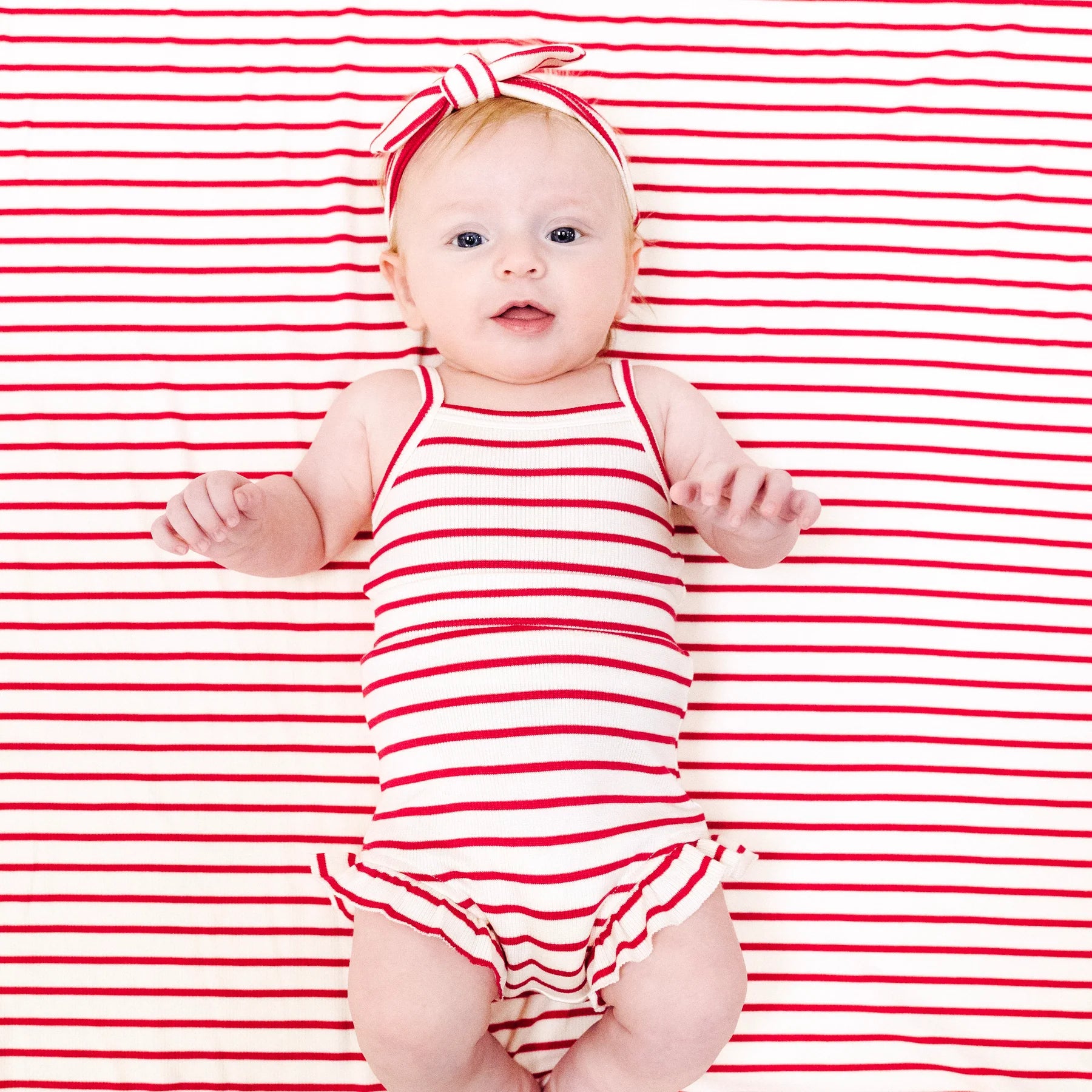 Angel Dear | Stripe Vintage Tank And Short Set | Vagabond | Apparel | Boutique