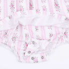 Angel Dear | Bella Rose Stripe LS Smocked Ruffle Bubble W/Skirt | Vagabond | Apparel | Boutique