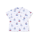 Angel Dear | Bubbly Sailboats Polo W/Shorts Set | Top |  Vagabond | Apparel | Boutique