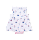 Angel Dear | Bubbly Sailboats Ruffle Bodysuit | Back | Vagabond | Apparel | Boutique