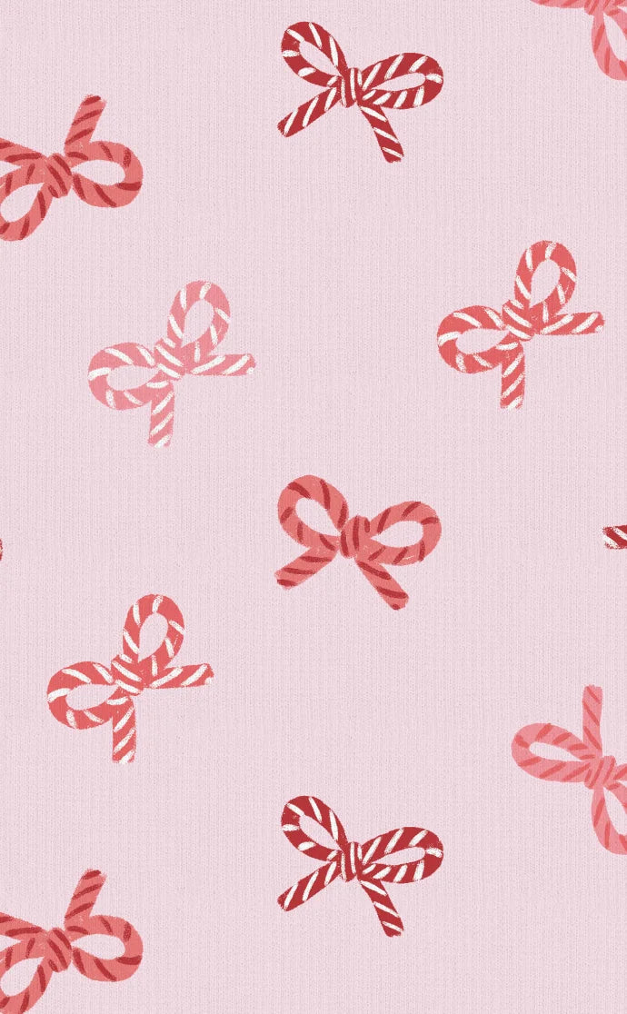 Angel Dear | Candy Cane Bows Loungewear Set | Swatch | Vagabond | Apparel | Boutique