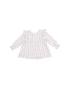 Angel Dear | Catarina Floral LS Ruffle Tunic & Smocked Wait Pant | Vagabond | Apparel | Boutique