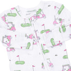 Angel Dear | Golf Carts 2 Way Ruffle Back Zip Footie | Vagabond | Apparel | Boutique