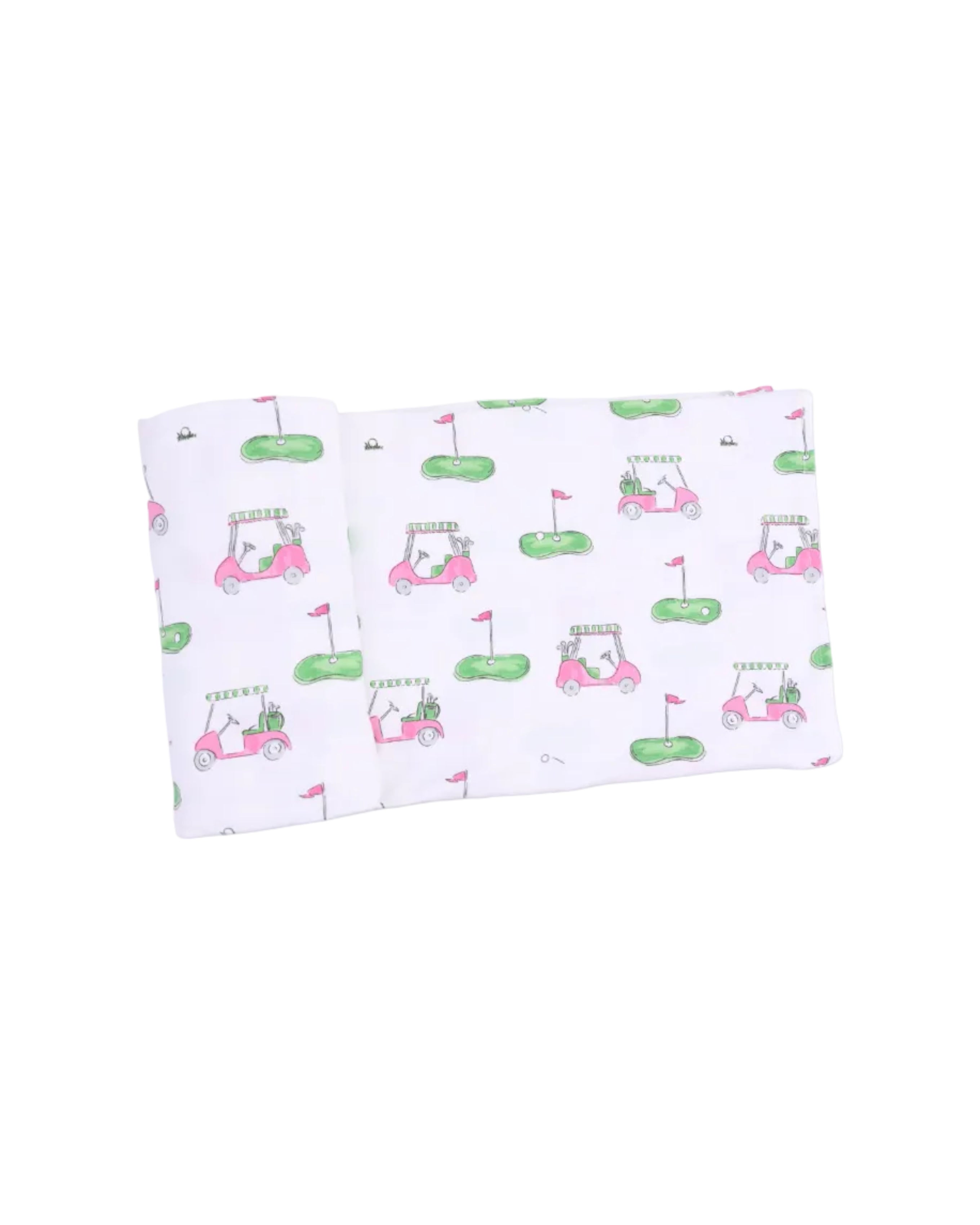 Angel Dear | Golf Carts Swaddle Blanket | Vagabond | Apparel | Boutique
