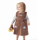 Angel Dear |  Hazel Floral Pinafore Dress/Long Sleeve Bodysuit | Vagabond | Apparel | Boutique