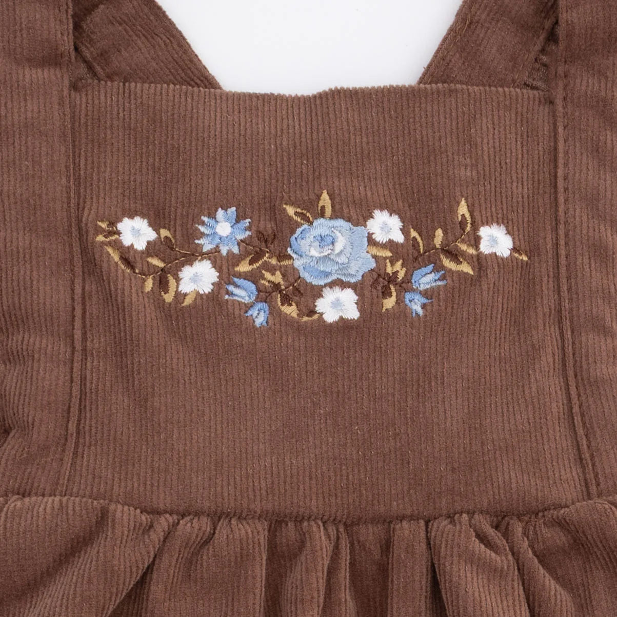 Angel Dear |  Hazel Floral Pinafore Dress/Long Sleeve Bodysuit | Vagabond | Apparel | Boutique