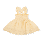 Angel Dear | Solid Muslin Italian Straw Smocked Top W/ Bloomer | Back | Vagabond | Apparel | Boutique