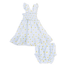 Angel Dear | Lovely Lemons Smocked Ruffle Sundress | Set | Vagabond | Apparel | Boutique
