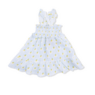 Angel Dear | Lovely Lemons Smocked Ruffle Sundress | Back | Vagabond | Apparel | Boutique