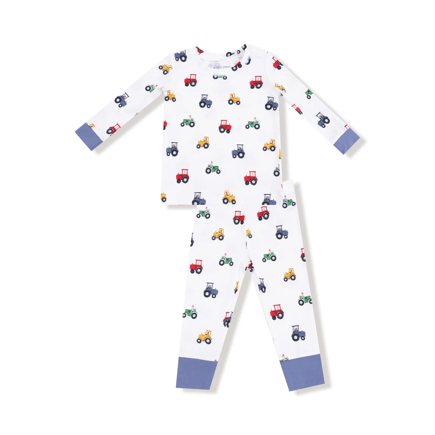 Angel Dear | Mini Tractors L/S Loungewear Set | Vagabond | Apparel | Boutique