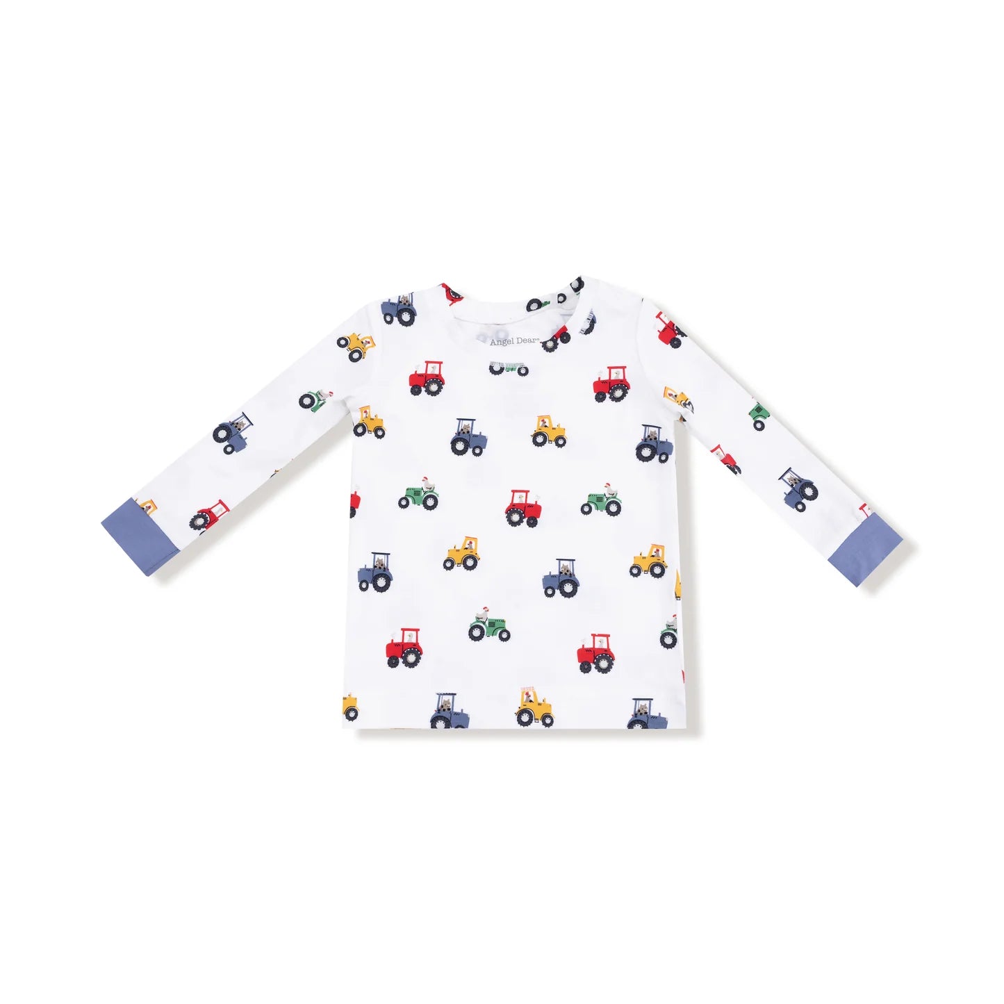 Angel Dear | Mini Tractors L/S Loungewear Set | Top | Vagabond | Apparel | Boutique