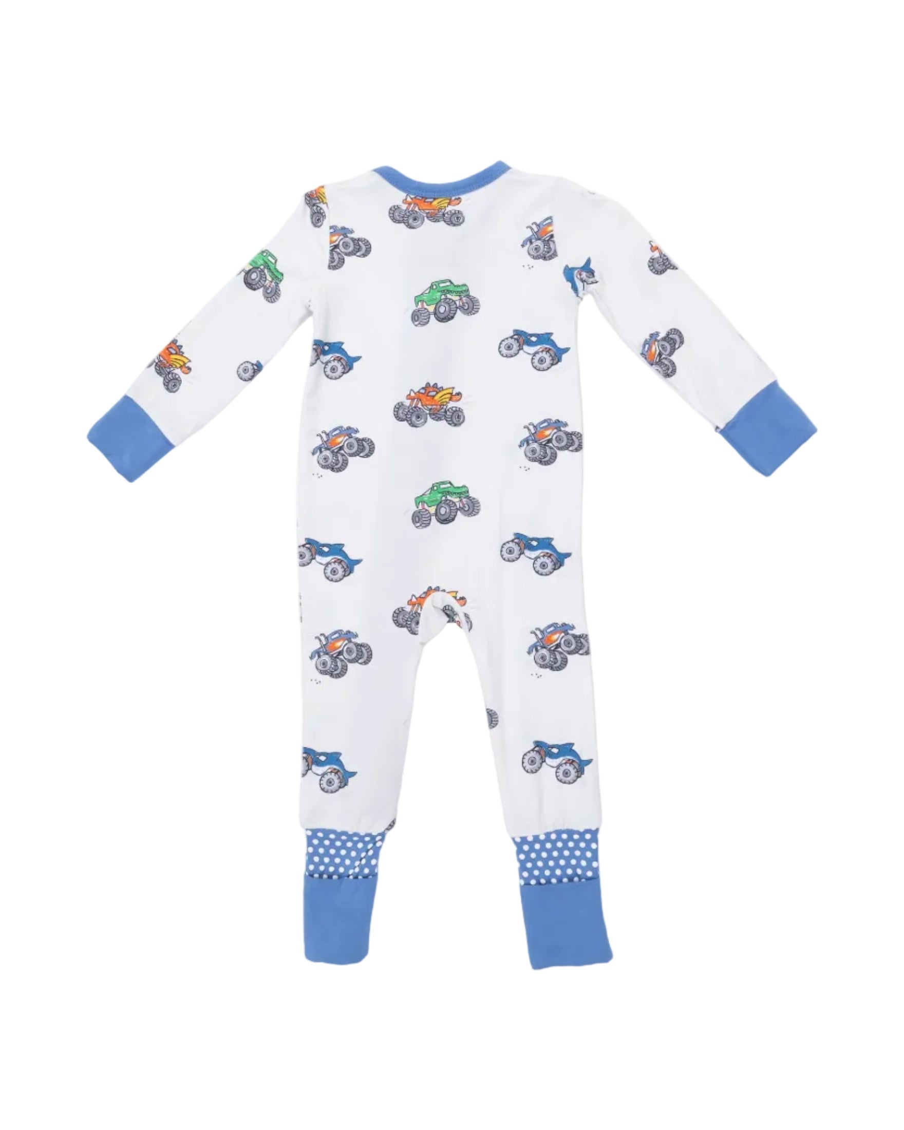 Angel Dear | Monster Trucks Convertible Romper | Vagabond | Apparel | Boutique