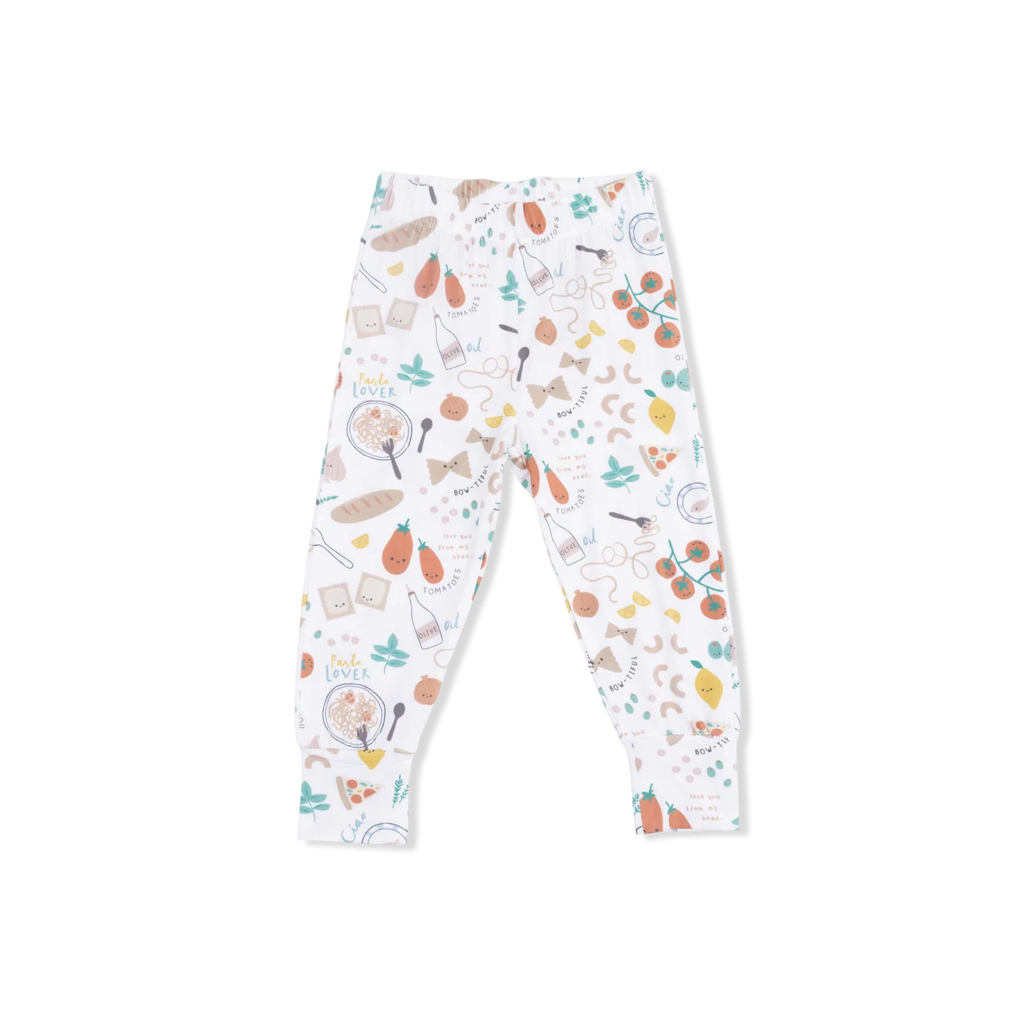 Angel Dear | Pasta Lovers Short Sleeve Lounge Set | Bottoms | Vagabond | Apparel | Boutique