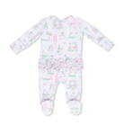 Angel Dear | Pretty Golf 2 Way Ruffle Back Zipper Footie | Back | Vagabond | Apparel | Boutique