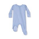 Angel Dear | Basics 2 Way Zipper Footie | Soft Chambray | Vagabond | Apparel | Boutique