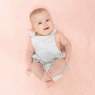 Angel Dear | Tiny Cherry Stripe Ric Rac Ruffle Sunsuit | Vagabond | Apparel | Boutique
