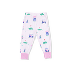 Angel Dear | Vintage Golf Carts Short Sleeve Lounge Set | Pink | Bottoms | Vagabond | Apparel | Boutique