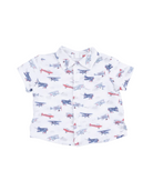 Angel Dear | Vintage Planes Polo Button Up W/Everyday Short | Top | Vagabond | Apparel | Boutique