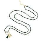Ashiana London | Spark Dark Green Long Necklace | Vagabond | Apparel | Boutique