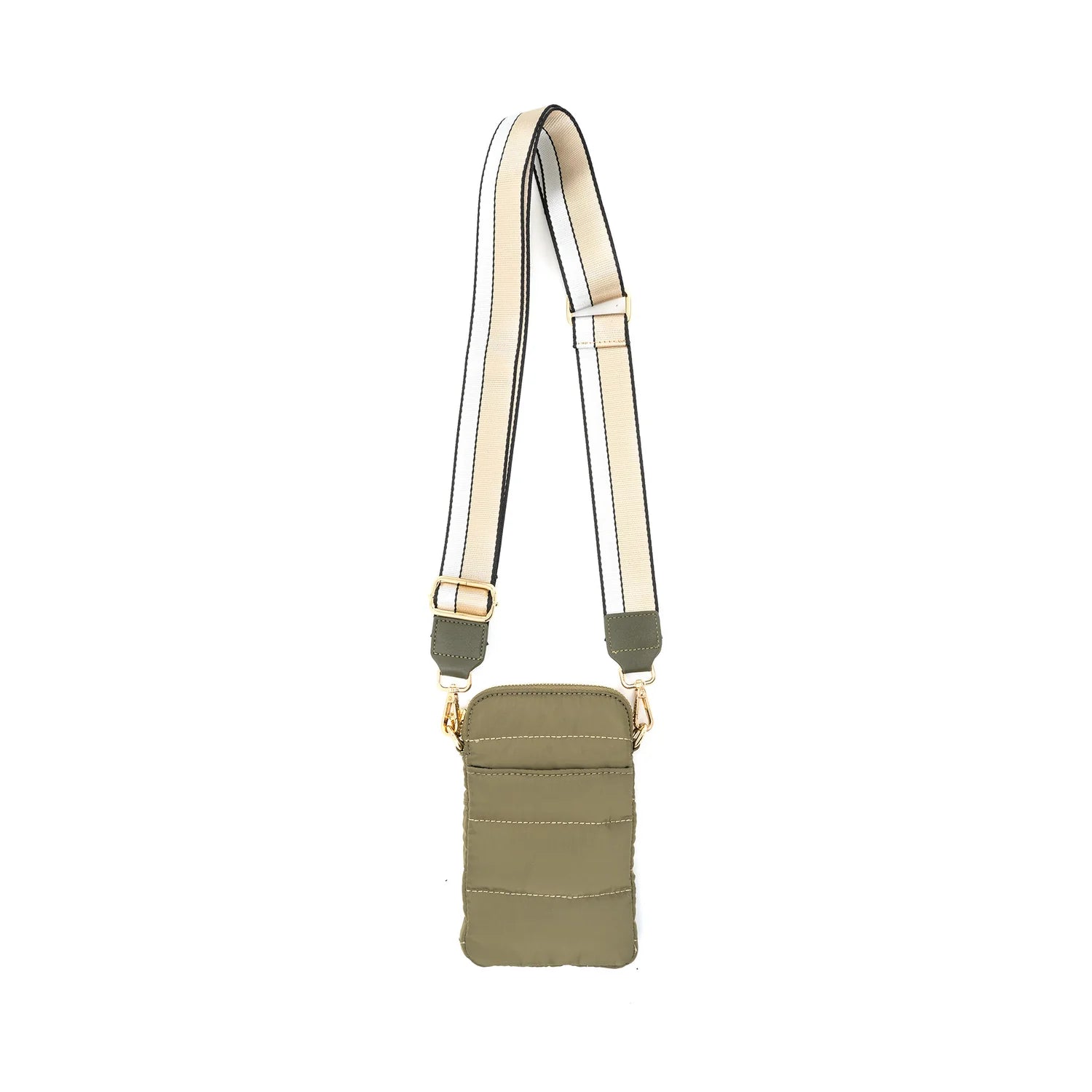 BC | Quilted Cellphone Crossbody | Olive | Vagabond | Apparel | Boutique