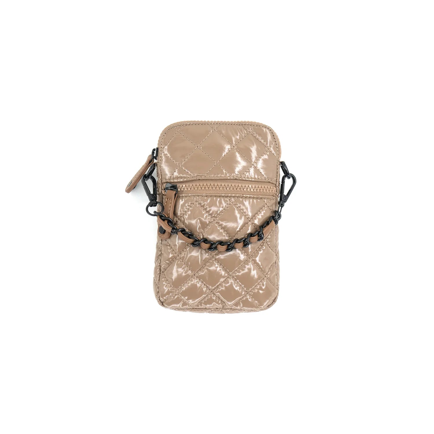 BC | Quilted Cellphone Bag | Mocha | Vagabond | Apparel | Boutique