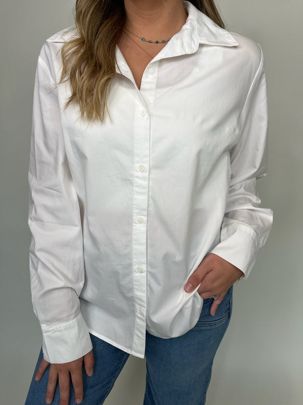 clean dress shirt collar Bella Dahl Clean Wide Collar Shirt